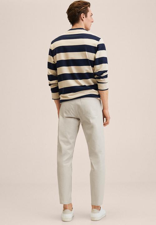 MANGO - Trousers - beige