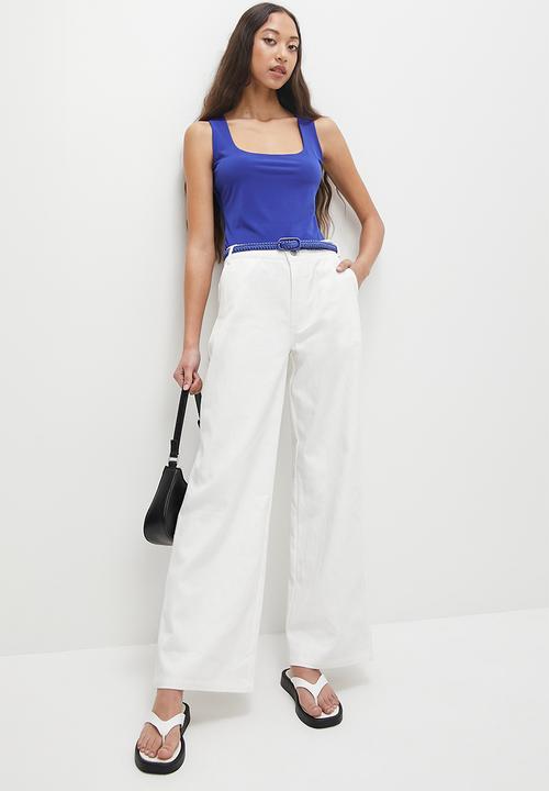 Superbalist - Single scoop neck vest - royal blue
