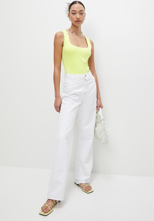 Superbalist - Single scoop neck vest - sunny lime