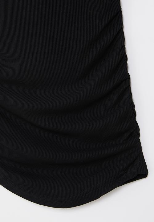 Rebel Republic - Girls dress with collar - black