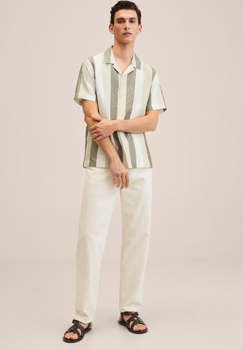 MANGO - Vedros shirt - light brown