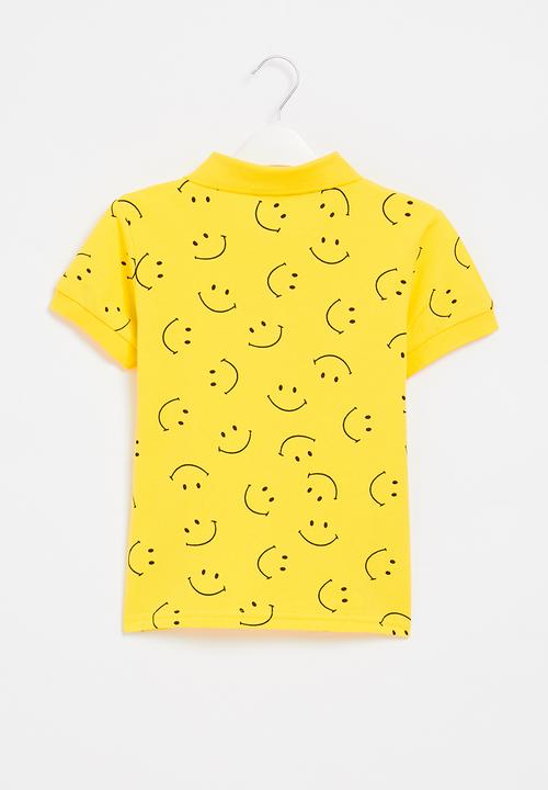 Pop Candy - Boys smiley golfer - yellow