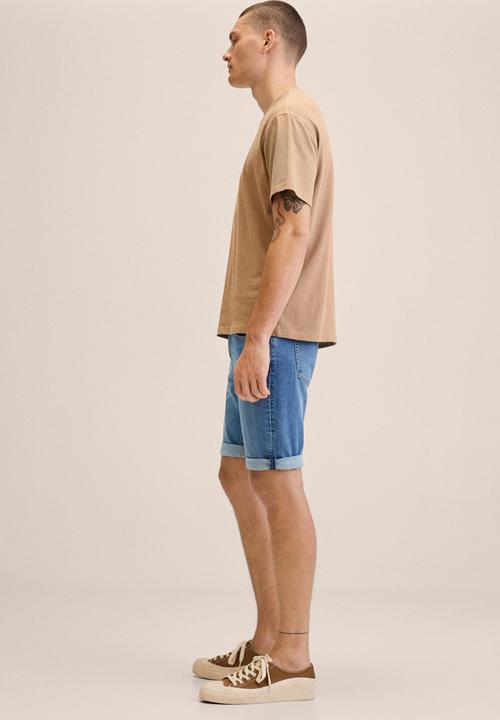 MANGO - Rock denim shorts - blue
