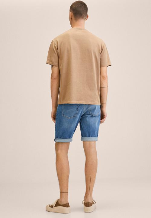 MANGO - Rock denim shorts - blue