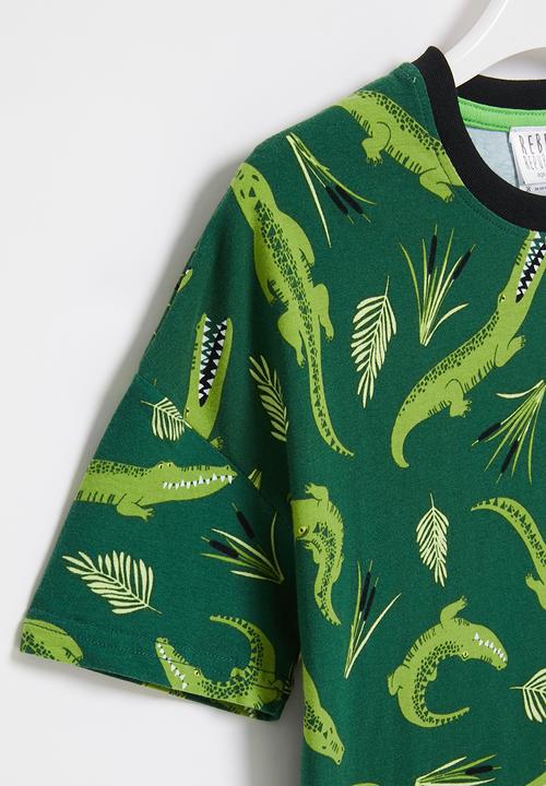 Rebel Republic - Boys printed tee - green