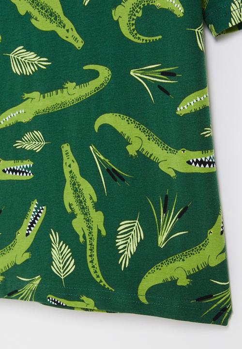 Rebel Republic - Boys printed tee - green