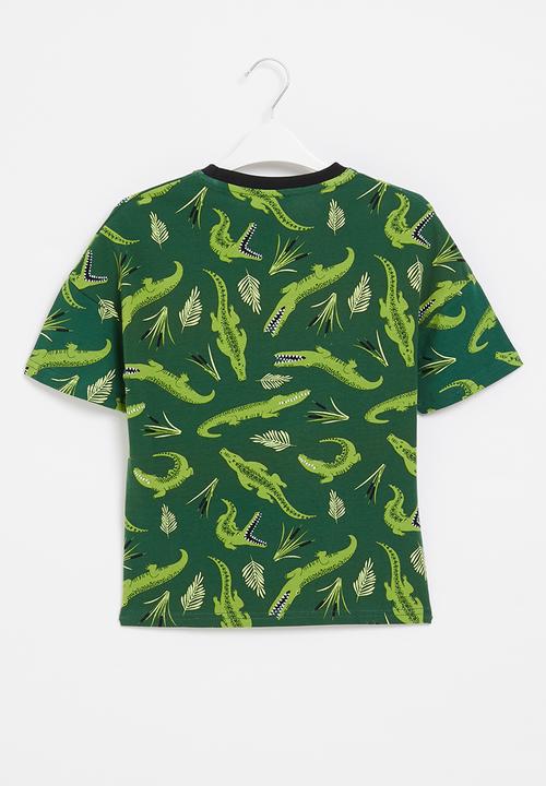 Rebel Republic - Boys printed tee - green