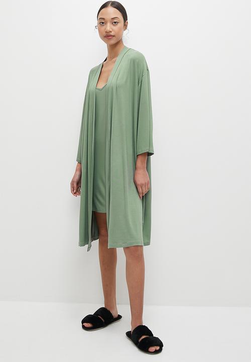 Superbalist - Knit robe - fatigue