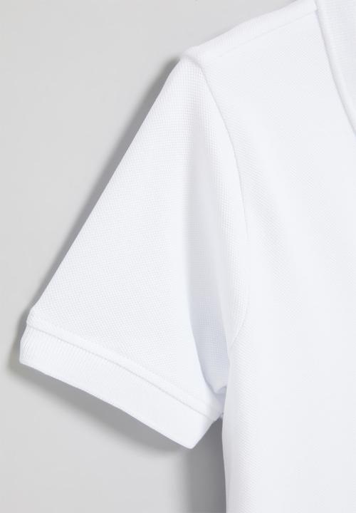 POLO - Boys classic short sleeve golfer - white