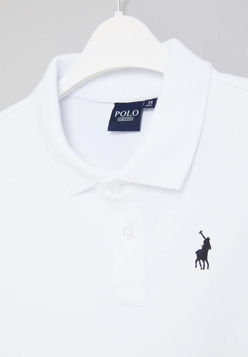 POLO - Boys classic short sleeve golfer - white