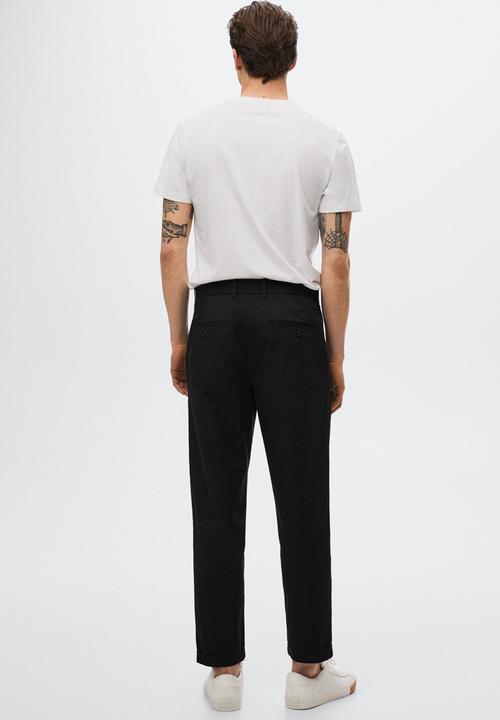 MANGO - Mineralp pleated pants - night blue
