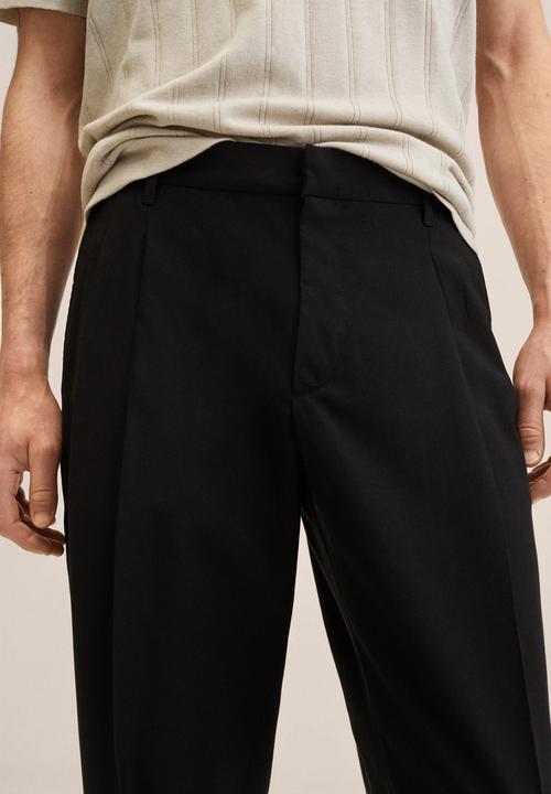 MANGO - Arno trousers - black