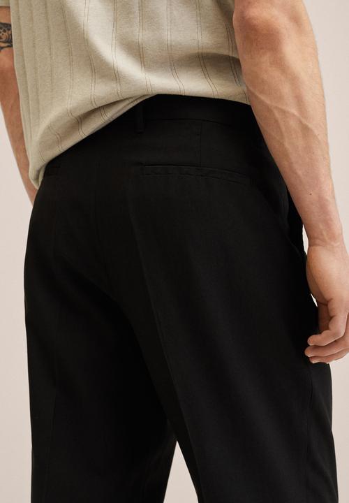 MANGO - Arno trousers - black