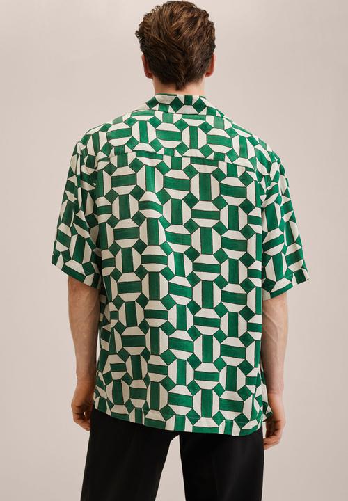 MANGO - Mag shirt  - green