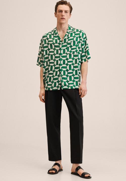 MANGO - Mag shirt  - green