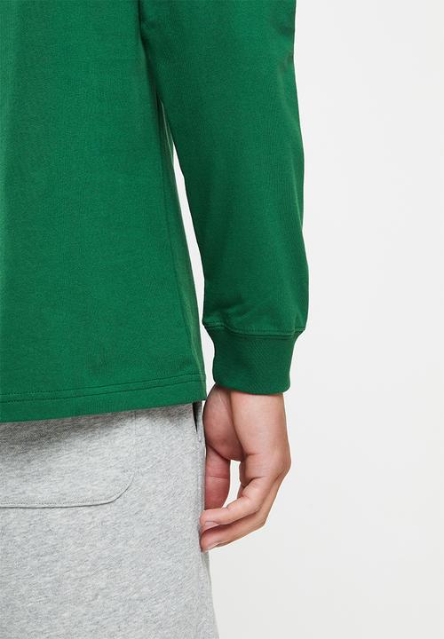 Converse - Standard fit left chest star chev emb long sleeve tee - midnight clover