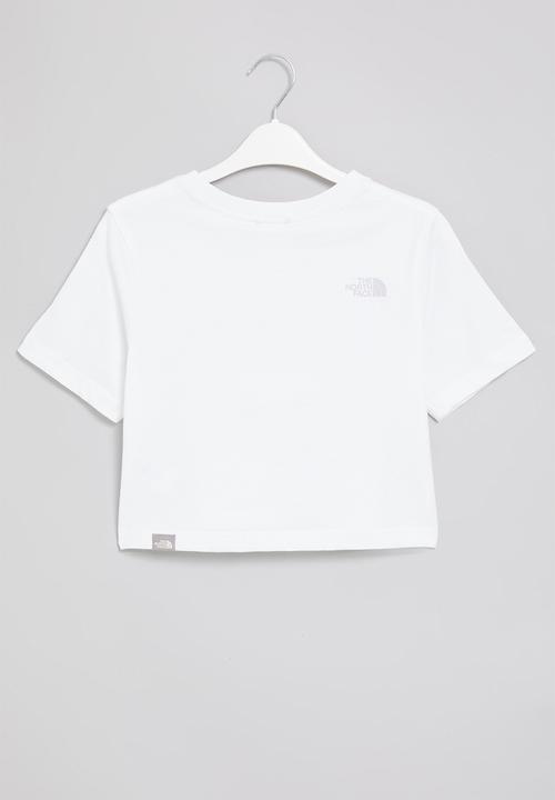 The North Face - G short sleeve cropped graphic tee - white