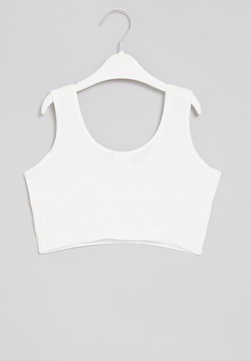 Rebel Republic - Girls plain bra - white