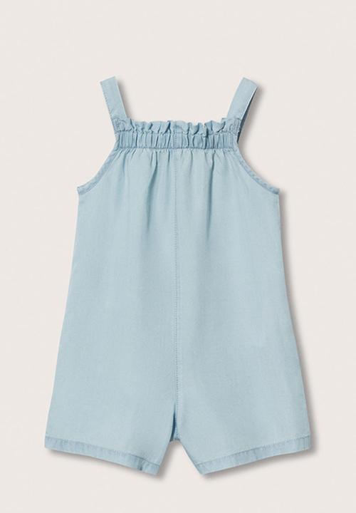 MANGO - Playsuit mati - open blue
