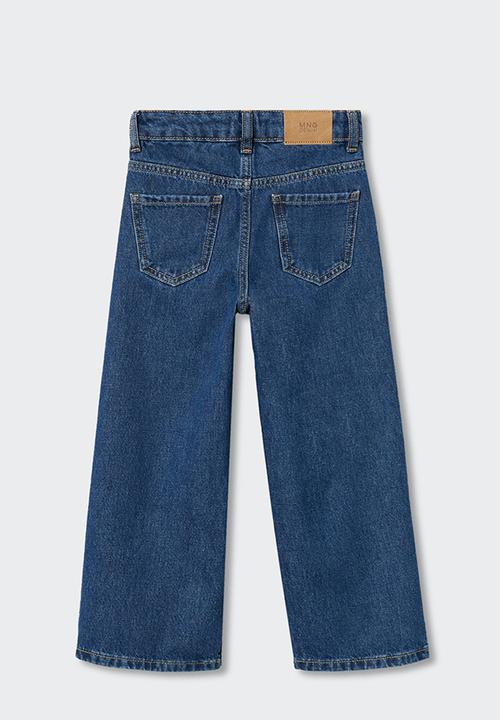 MANGO - Jeans culotte - dark blue