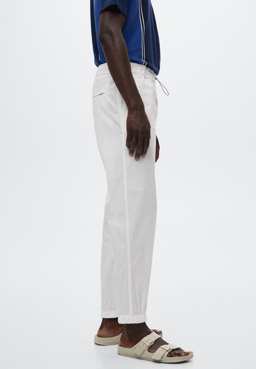 MANGO - Genova pant - cream