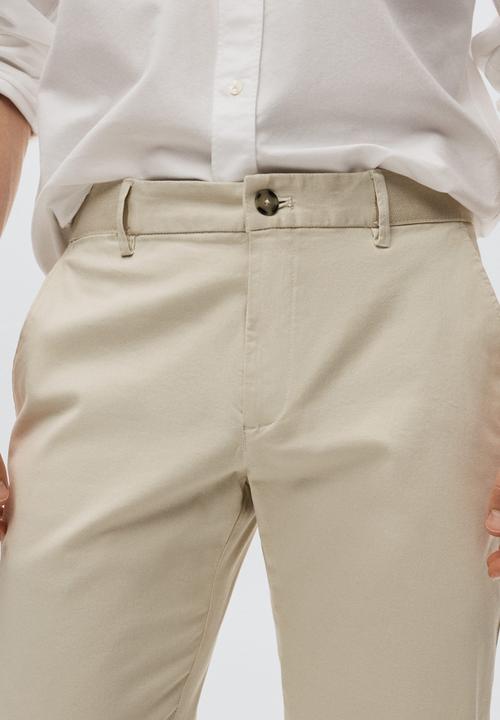 MANGO - Prato trouser - lt grey