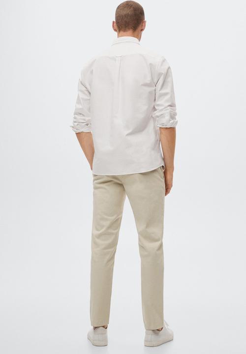 MANGO - Prato trouser - lt grey