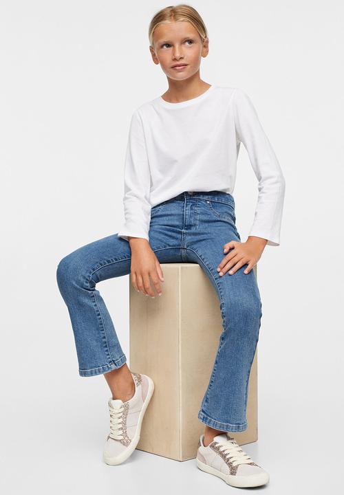 MANGO - Jeans trumpet - medium blue