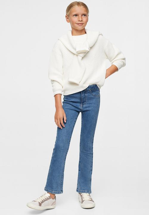 MANGO - Jeans trumpet - medium blue