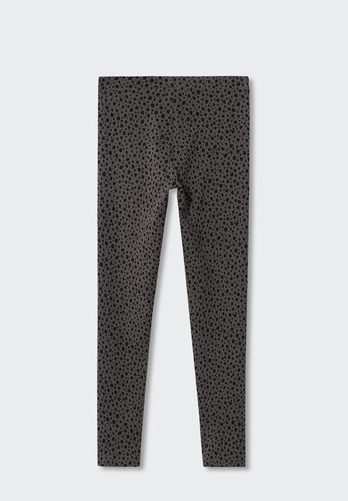 MANGO - Leggings elop - charcoal