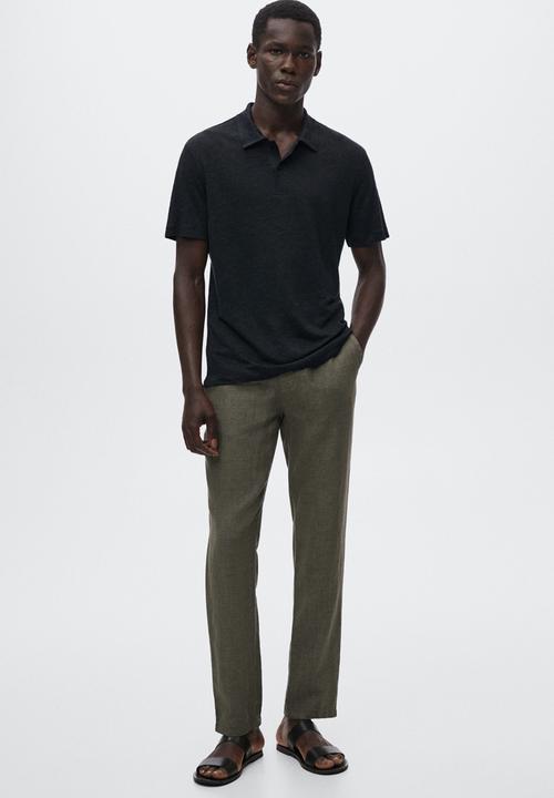 MANGO - Amberes golfer - black