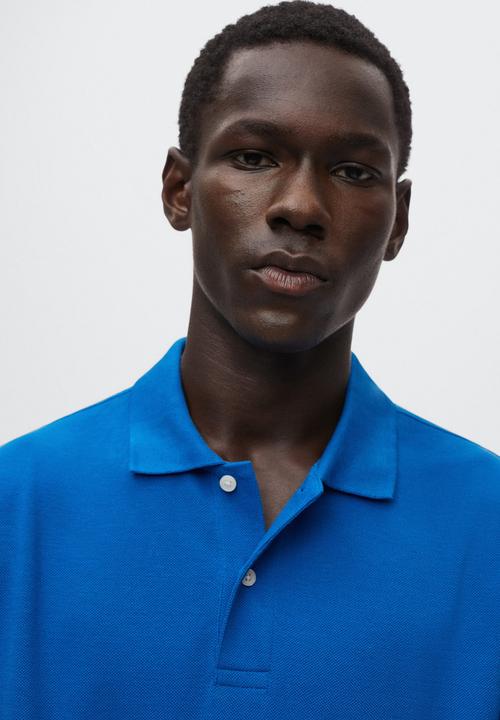 MANGO - Polo shirt rea - blue