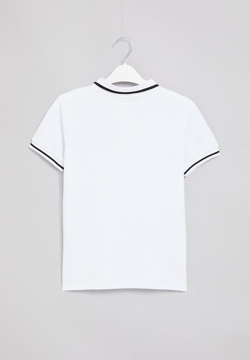 Rebel Republic - Printed golfer - white