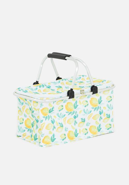 H&S - Lemon twist cooler bag  - multi