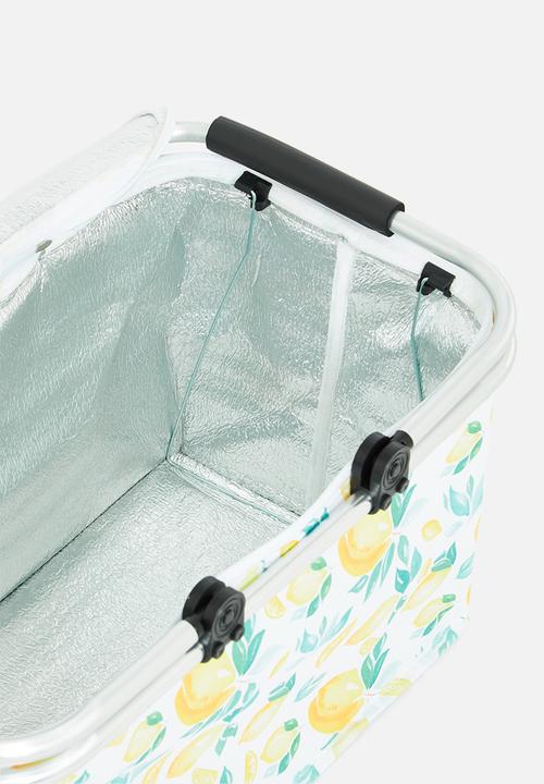 H&S - Lemon twist cooler bag  - multi
