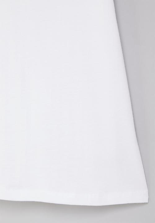 Superbalist - Oversized printed tee - white
