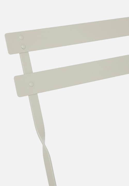 H&S - Garden Foldable Bistro set - taupe