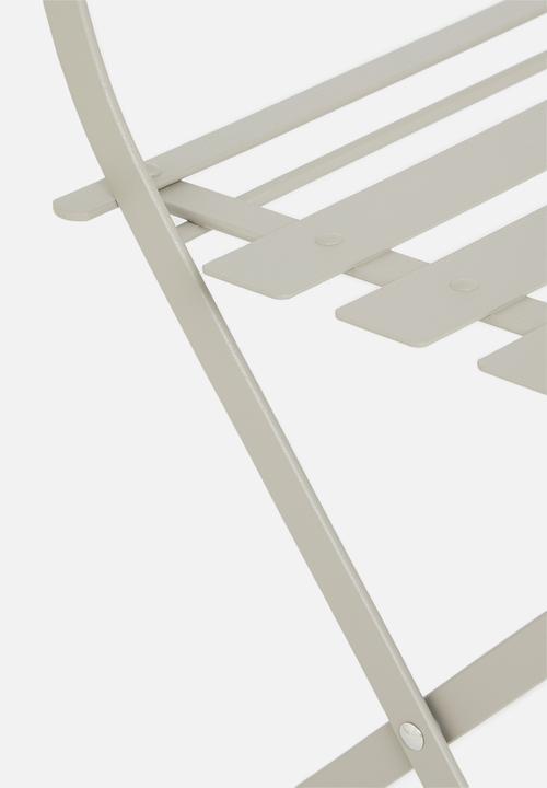 H&S - Garden Foldable Bistro set - taupe