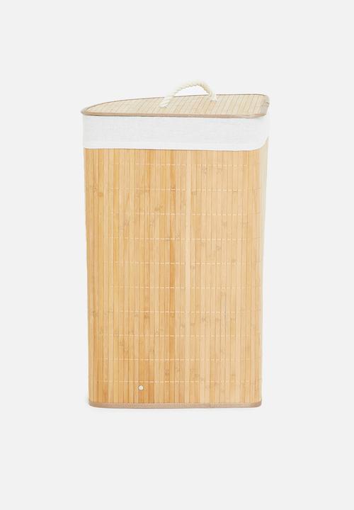 Storage Solutions - Corner laundry basket - brown