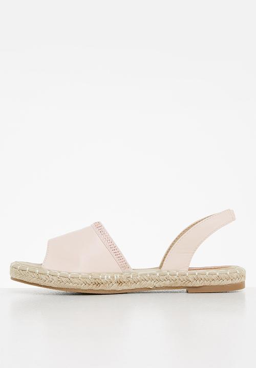 edit - Trinity open toe espadrille - oatmilk