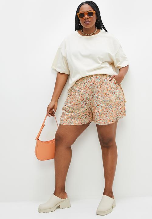 Superbalist - Co-ord printed easy pull on short - colour paisley