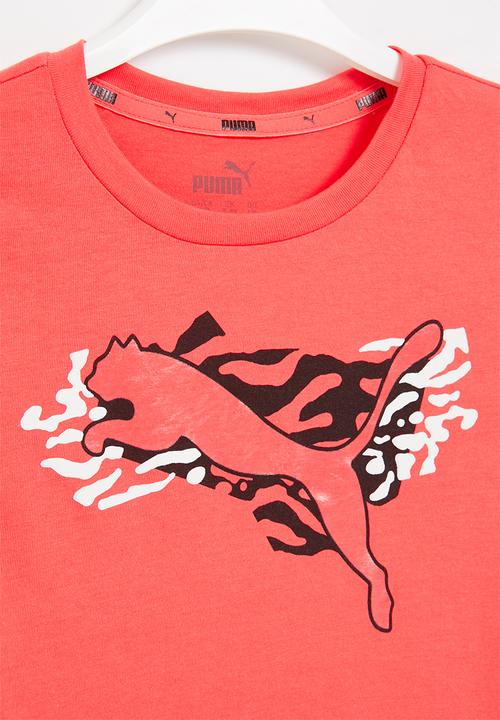 PUMA - Alpha tee g - salmon