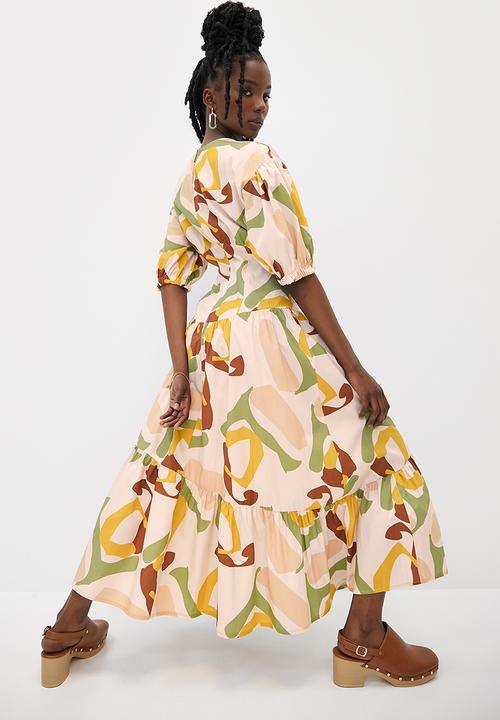 Superbalist - Lulama Wolf tiered dress - Eden