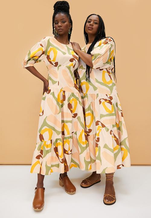 Superbalist - Lulama Wolf tiered dress - Eden