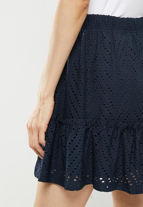 Jacqueline de Yong - Carla cathinka frill skirt - sky captain