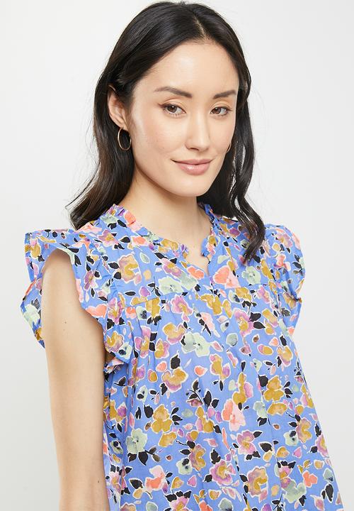 Jacqueline de Yong - Rosie sleeveless top - hydrangea