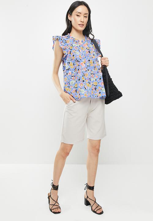 Jacqueline de Yong - Rosie sleeveless top - hydrangea