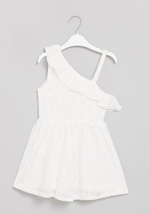 Pop Candy - Girls lace dress - white