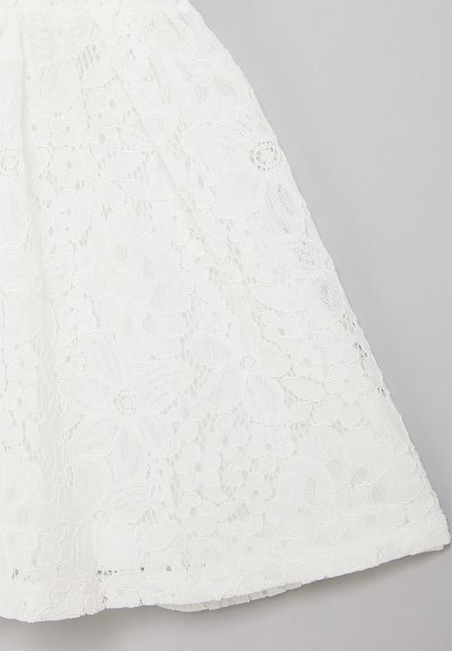 Pop Candy - Girls lace dress - white