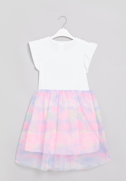 Pop Candy - Girls butterfly dress - multi
